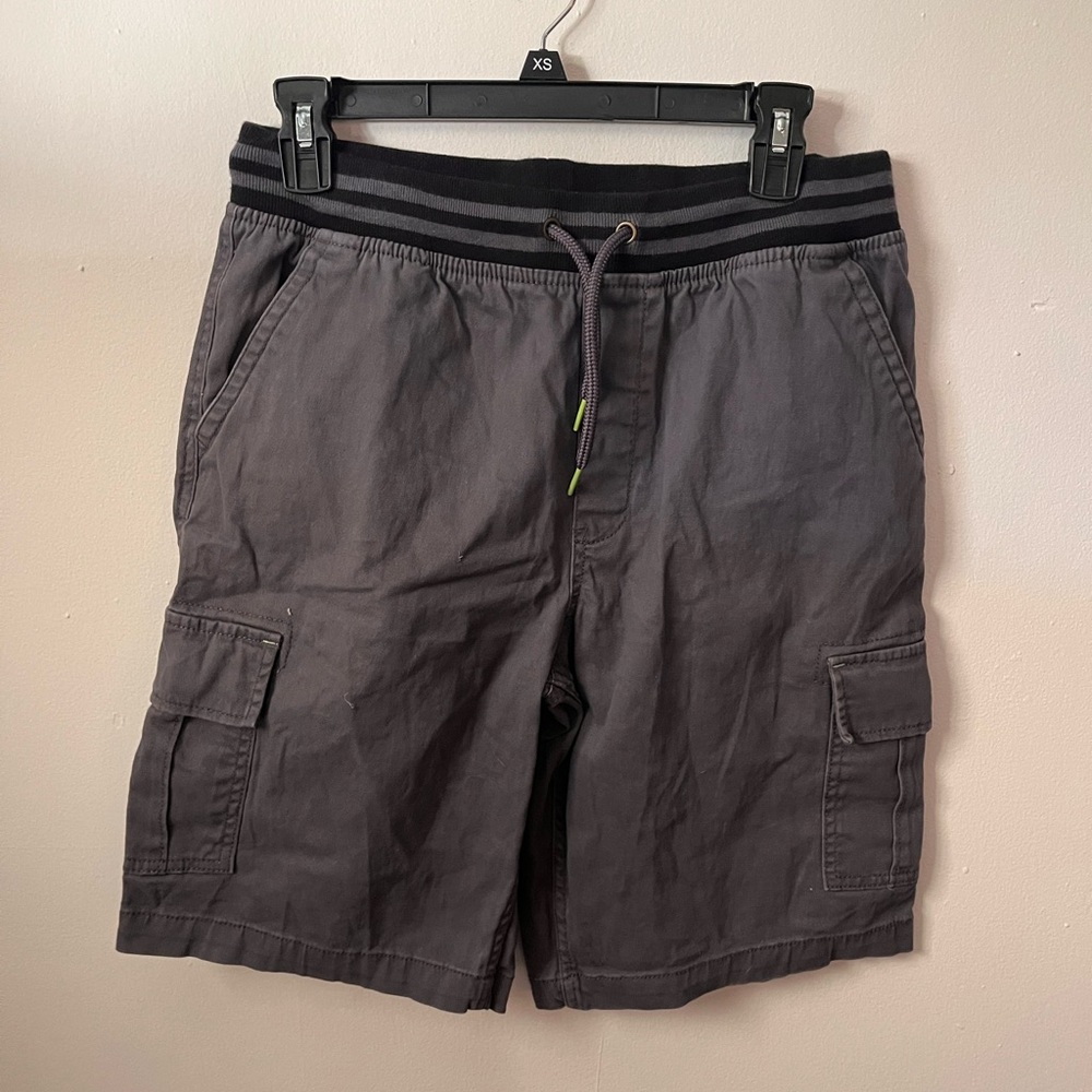 Grey wonder nation shorts with drawstring